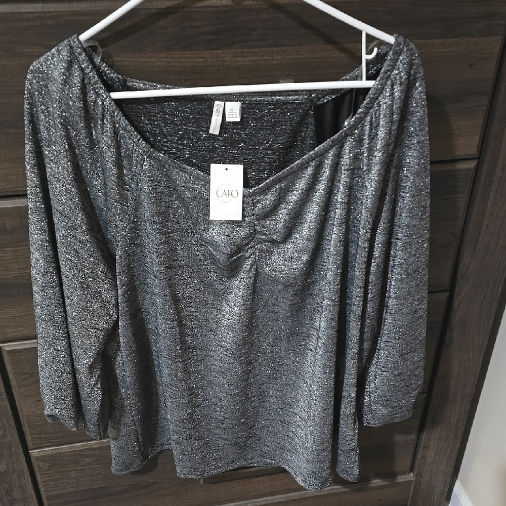 Cato Women's Silver Top